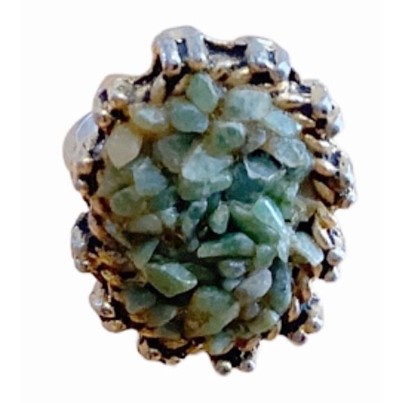 Vintage “Druzy” Adjustable Ring  - Picture 1 of 3